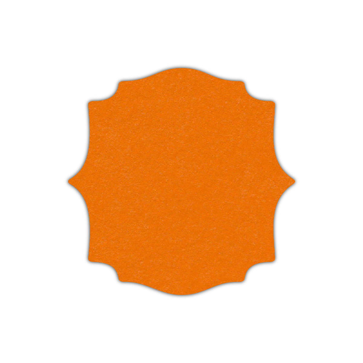 CMYK Print on Pumpkin Cardstock | Shape S15 | 6" x 6"