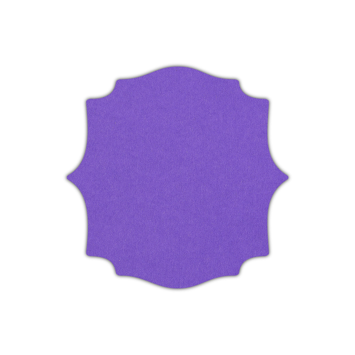 CMYK Print on Purple Cardstock | Shape S15 | 4.5" x 4.5"