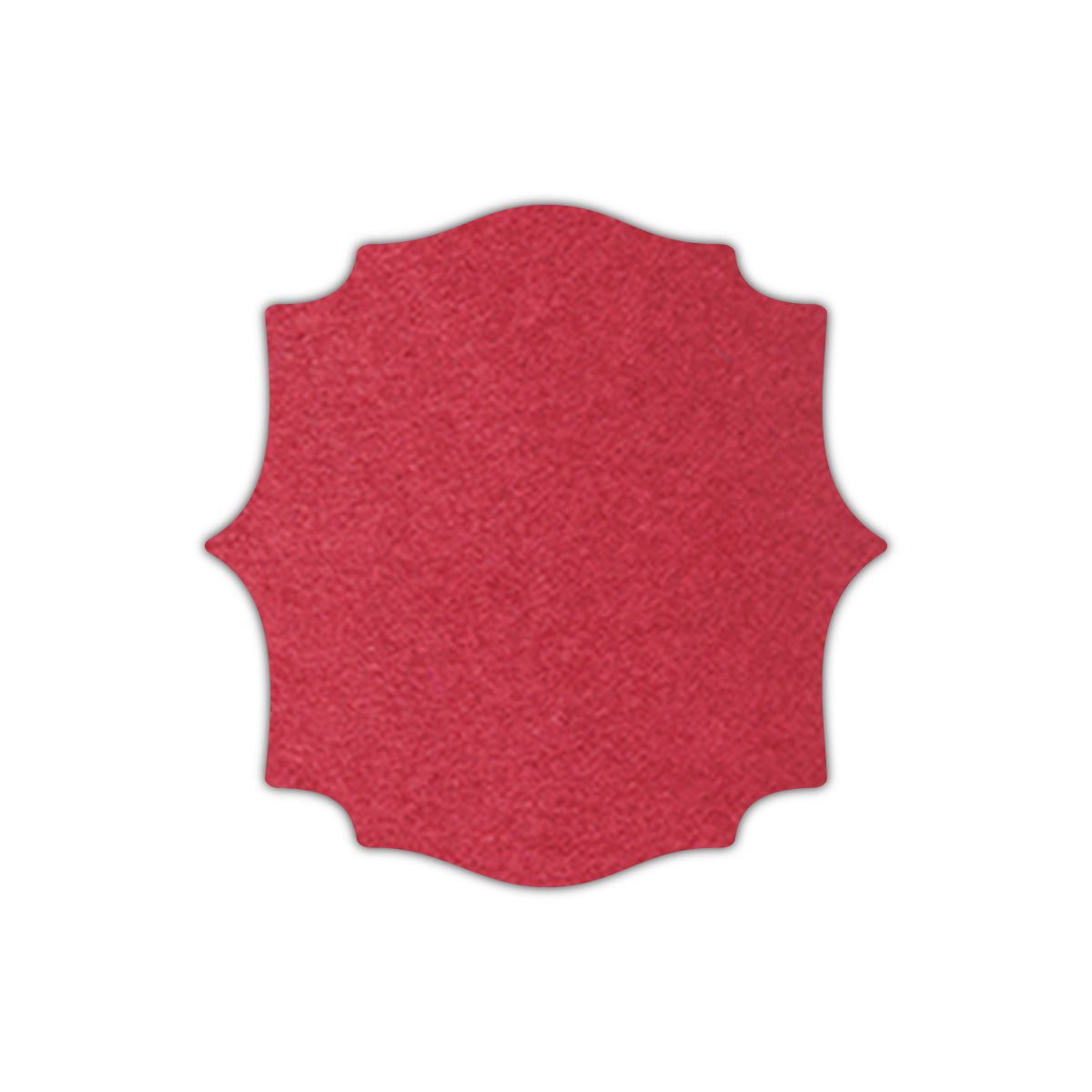 CMYK Print on Scarlet Cardstock | Shape S15 | 2" x 2"