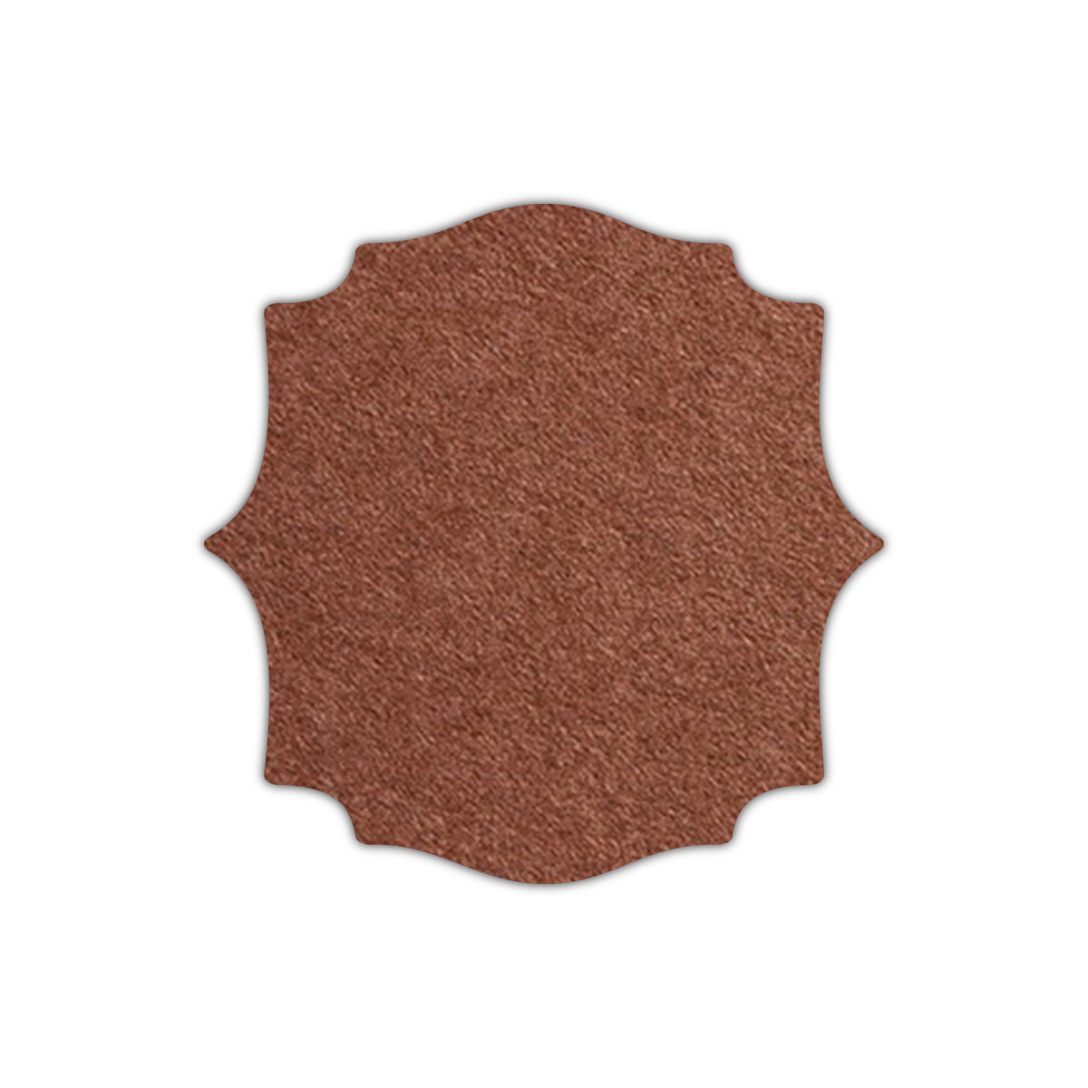 CMYK Print on Sepia Cardstock | Shape S15 | 2" x 2"