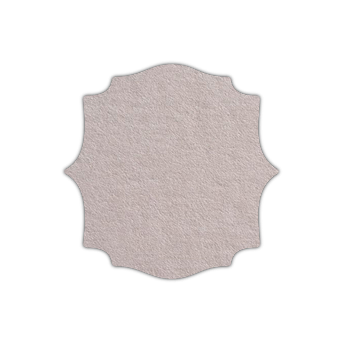 CMYK Print on Timberwolf Gray Cardstock | Shape S15 | 6" x 6"