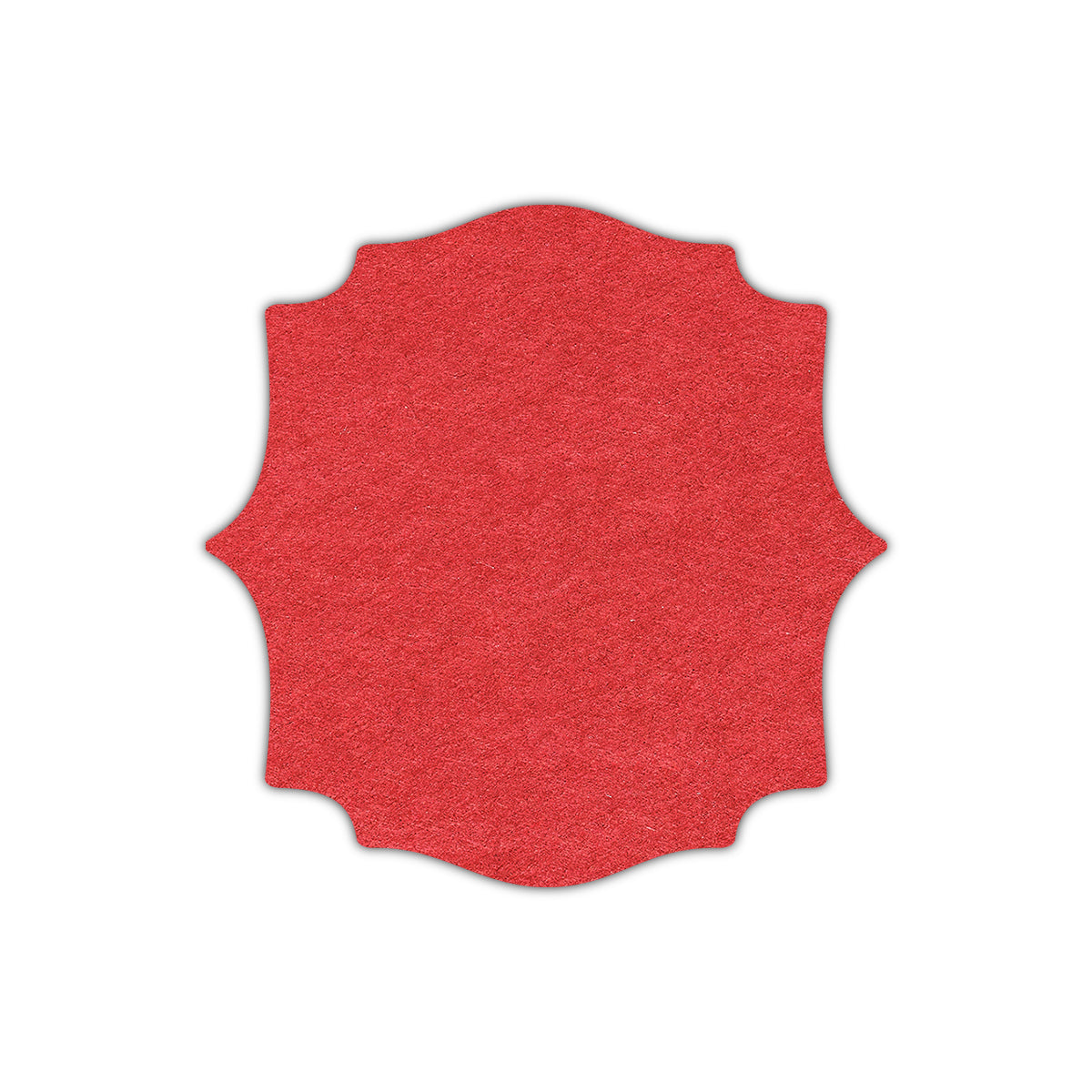 CMYK Print on Vermilion Cardstock | Shape S15 | 6.75" x 6.75"
