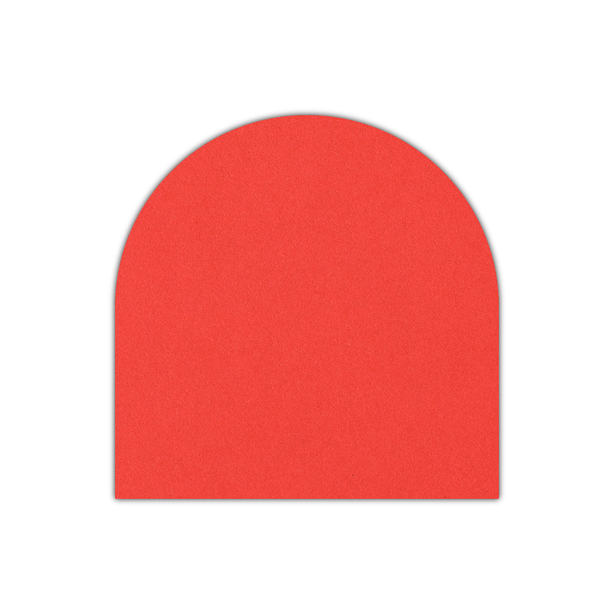 CMYK Print on Bright Red Cardstock | Shape S1 | 3.75" x 3.75"