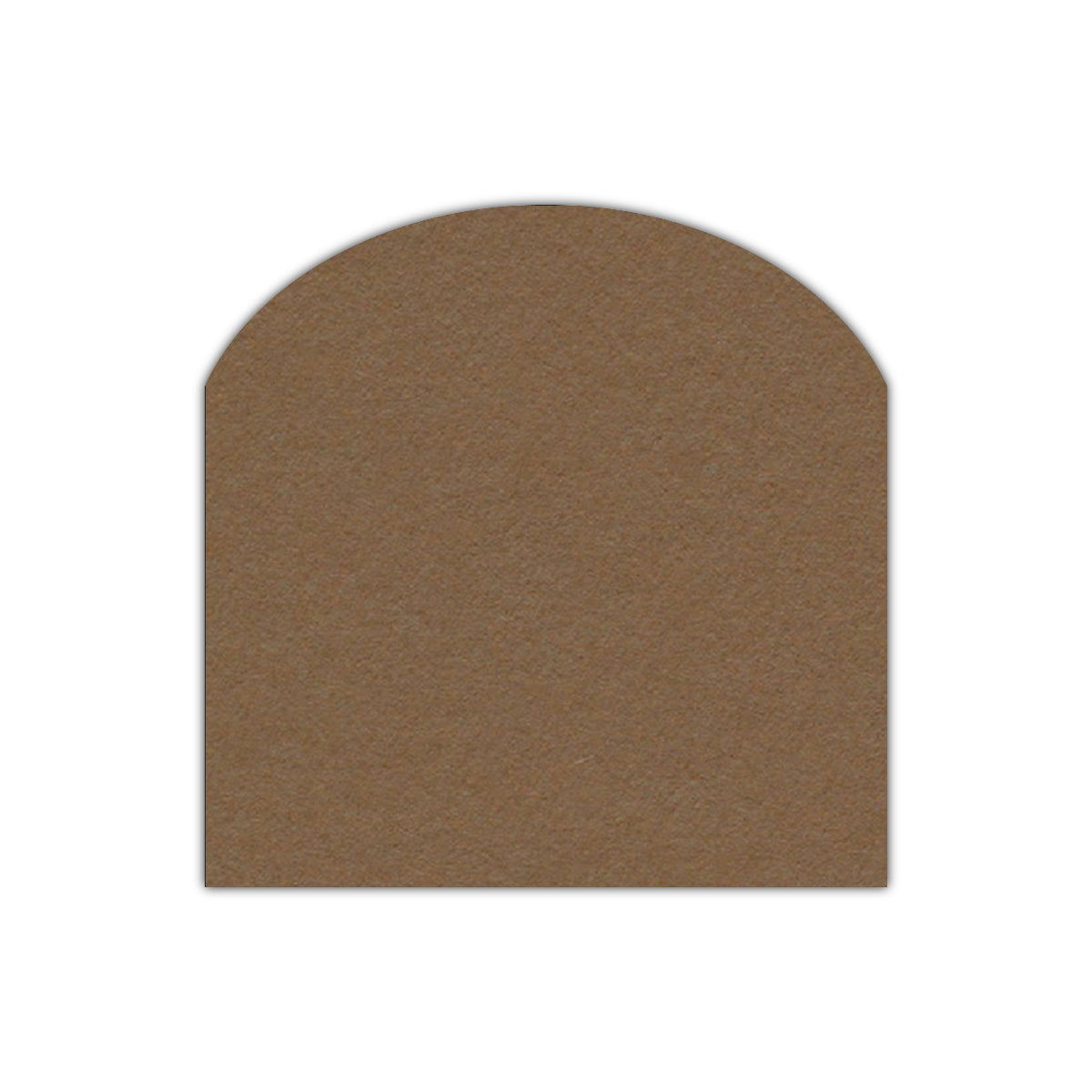CMYK Print on Cappuccino Cardstock | Shape S2 | 3" x 3"