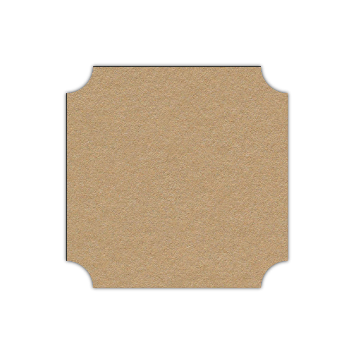 CMYK Print on Camel Cardstock | Shape S3 | 6" x 6"