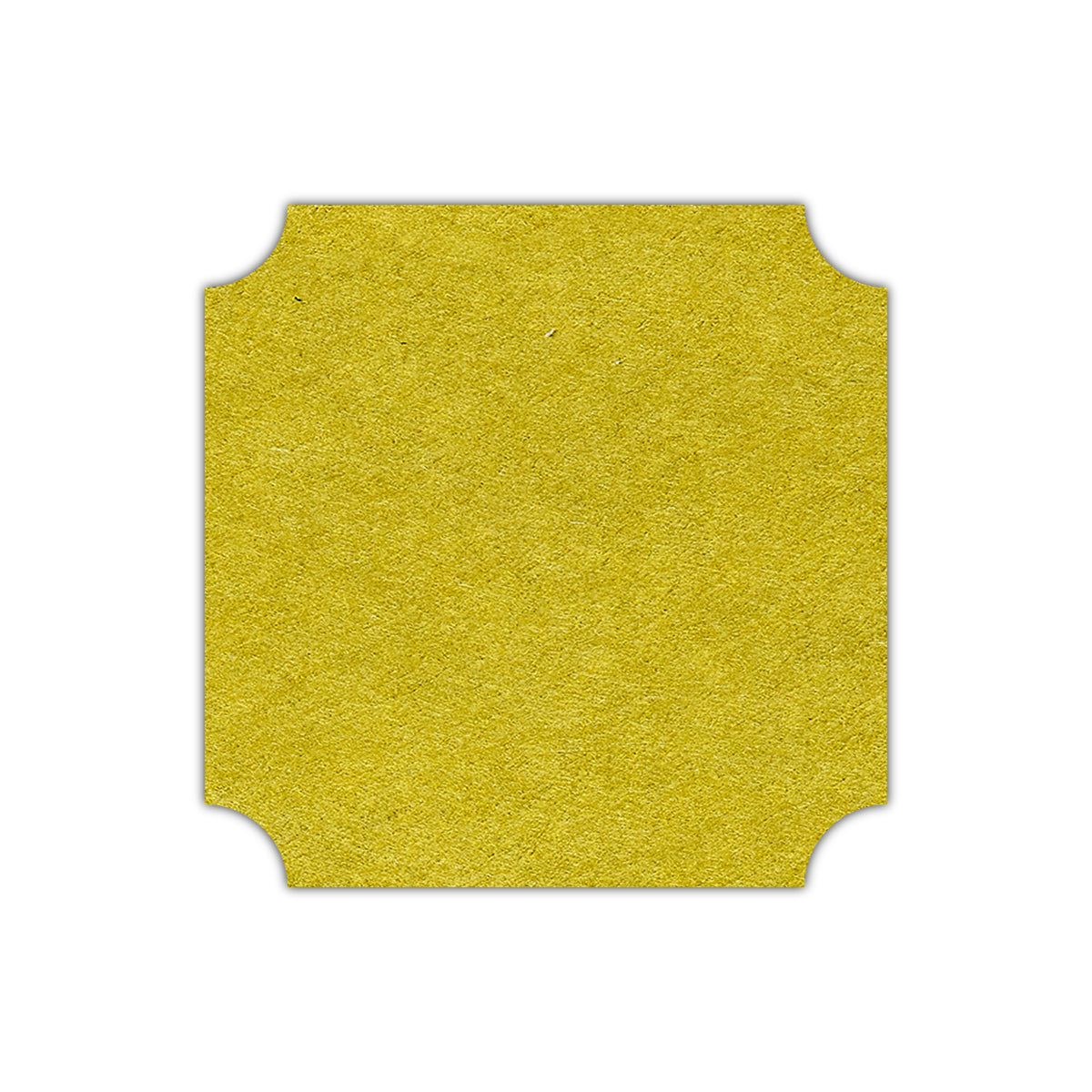 CMYK Print on Chartreuse Cardstock | Shape S3 | 3.5" x 3.5"