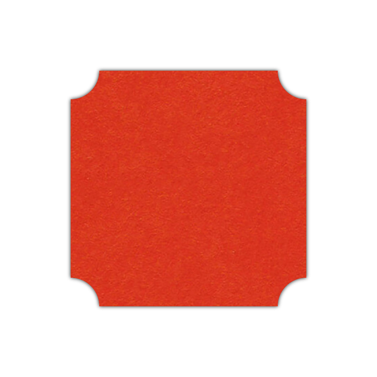 CMYK Print on Chili Pepper Cardstock | Shape S3 | 4" x 4"