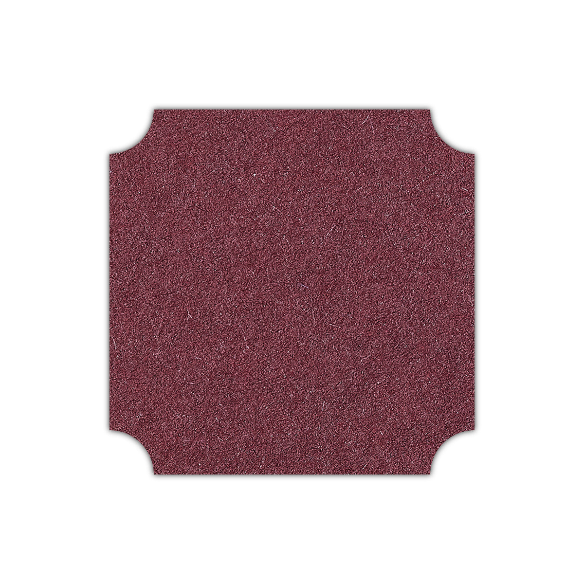 CMYK Print on Claret Cardstock | Shape S3 | 2.75" x 2.75"