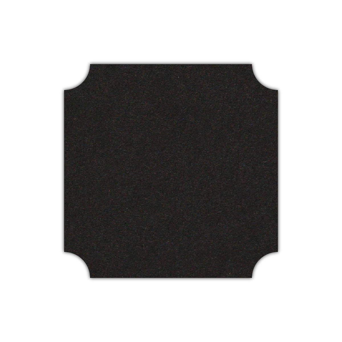 CMYK Print on Deep Black Cardstock | Shape S3 | 7" x 7"