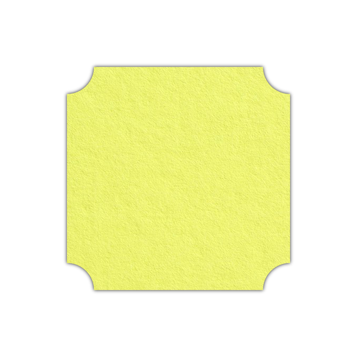 CMYK Print on Key Lime Cardstock | Shape S3 | 7" x 7"