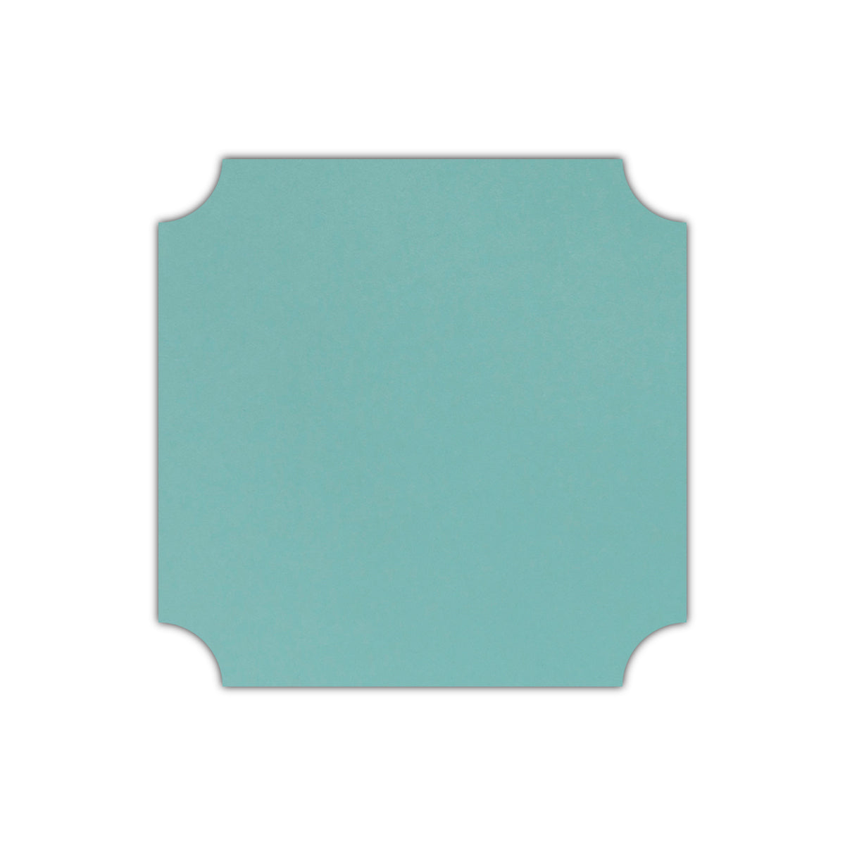CMYK Print on Shimmer Lagoon Cardstock | Shape S3 | 2.25" x 2.25"