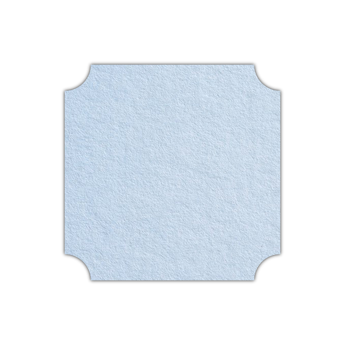 CMYK Print on Light Sky Blue Cardstock | Shape S3 | 4.5" x 4.5"