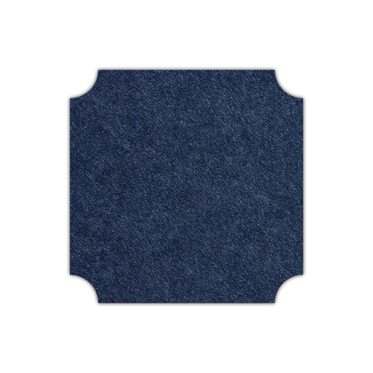 CMYK Print on Midnight Blue Cardstock | Shape S3 | 3.5" x 3.5"