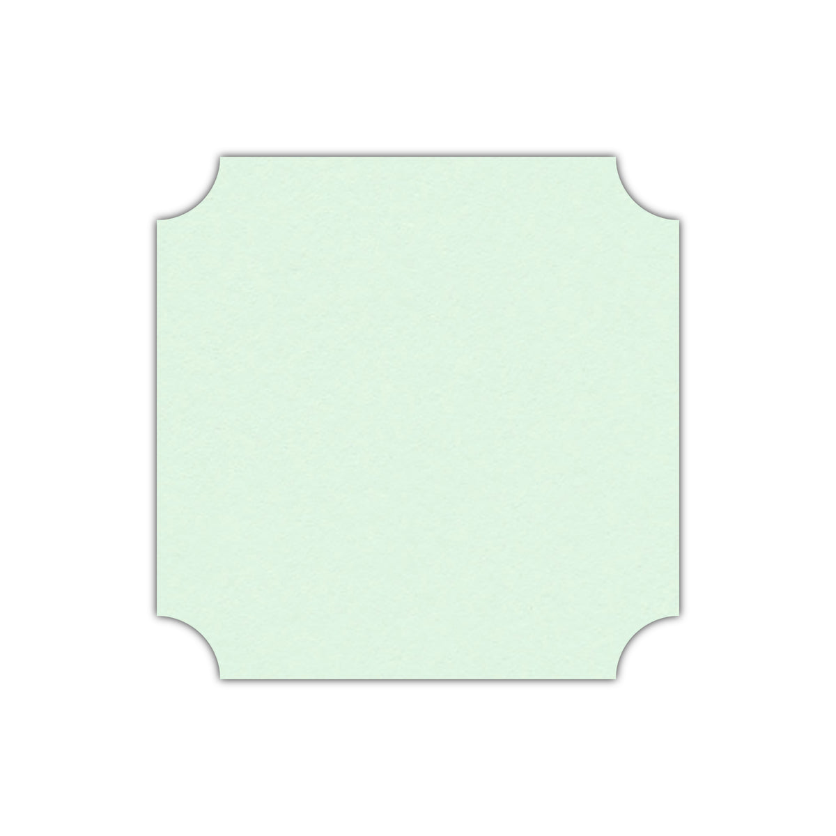 CMYK Print on Pastel Green Cardstock | Shape S3 | 5.5" x 5.5"