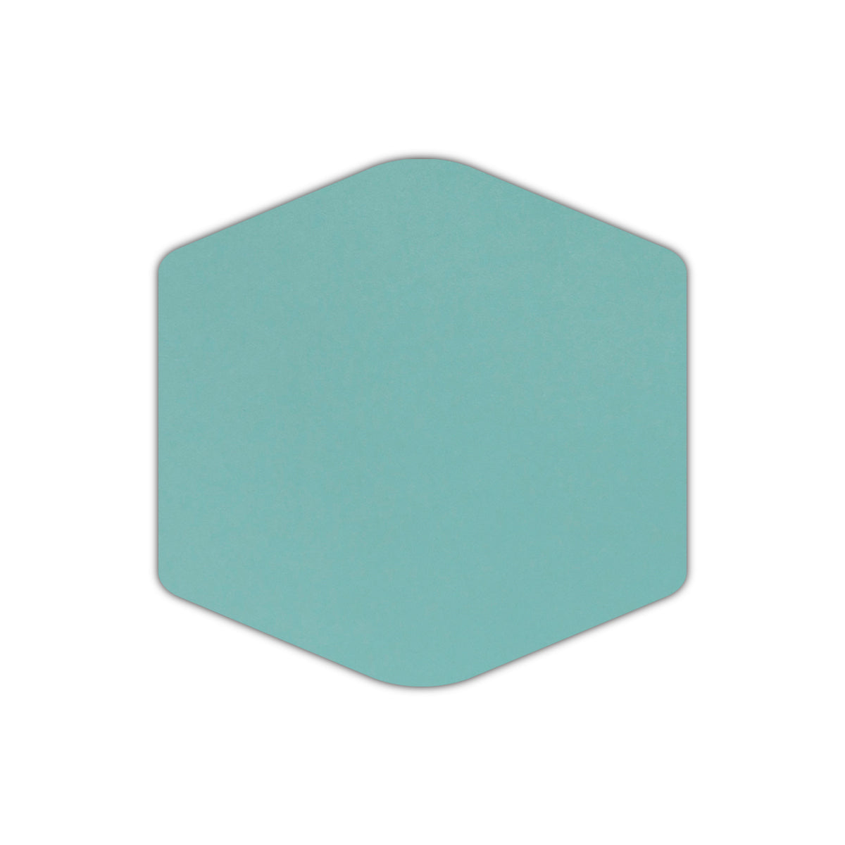 CMYK Print on Shimmer Lagoon Cardstock | Shape S4 | 6.5" x 6.5"
