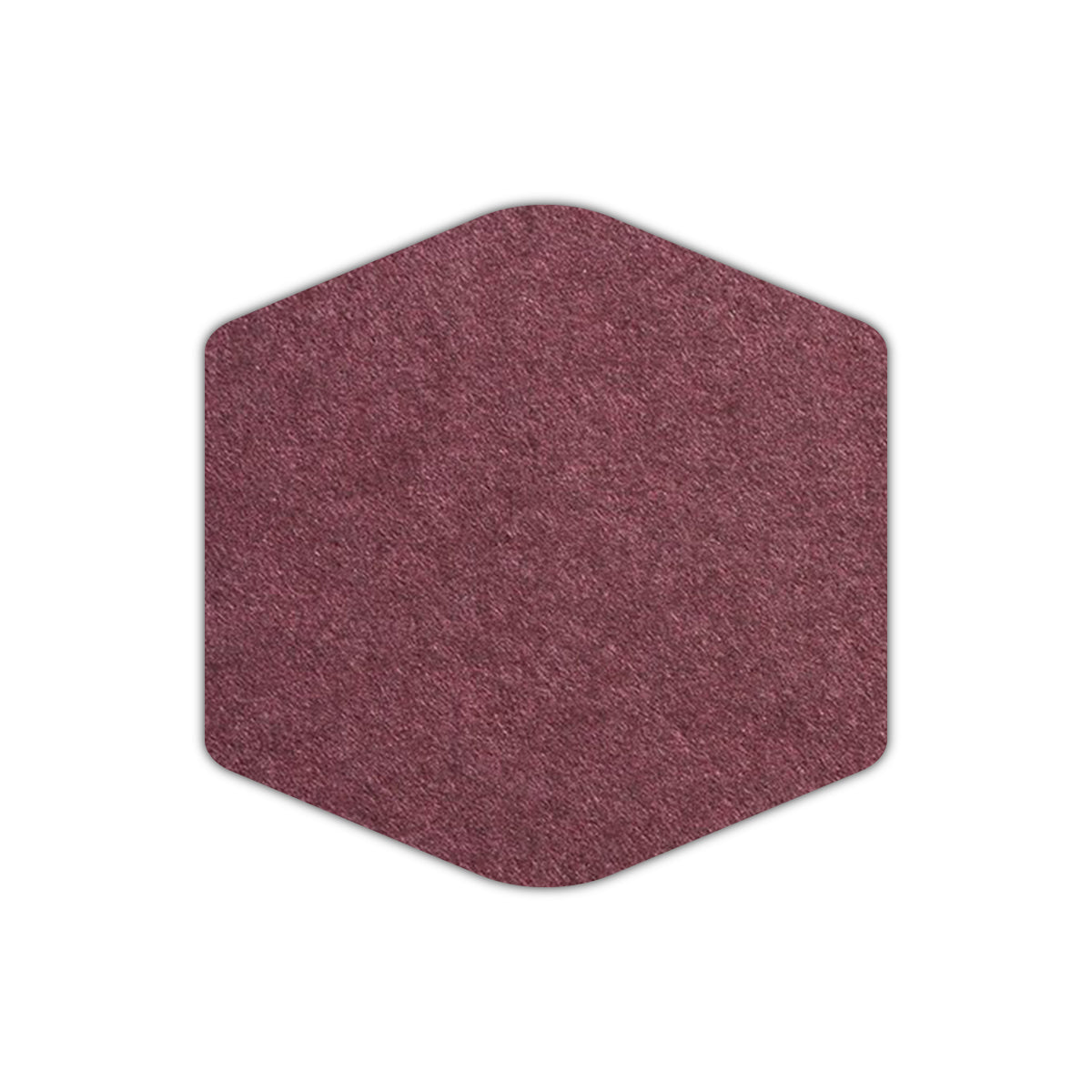 CMYK Print on Merlot Cardstock | Shape S4 | 2" x 2"