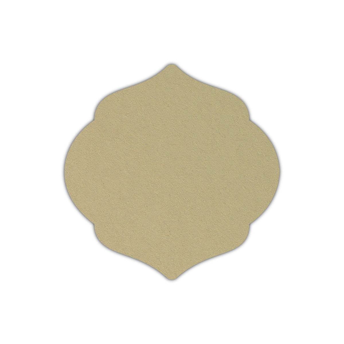 CMYK Print on Shimmer Champagne Cardstock | Shape S7 | 5.5" x 5.5"