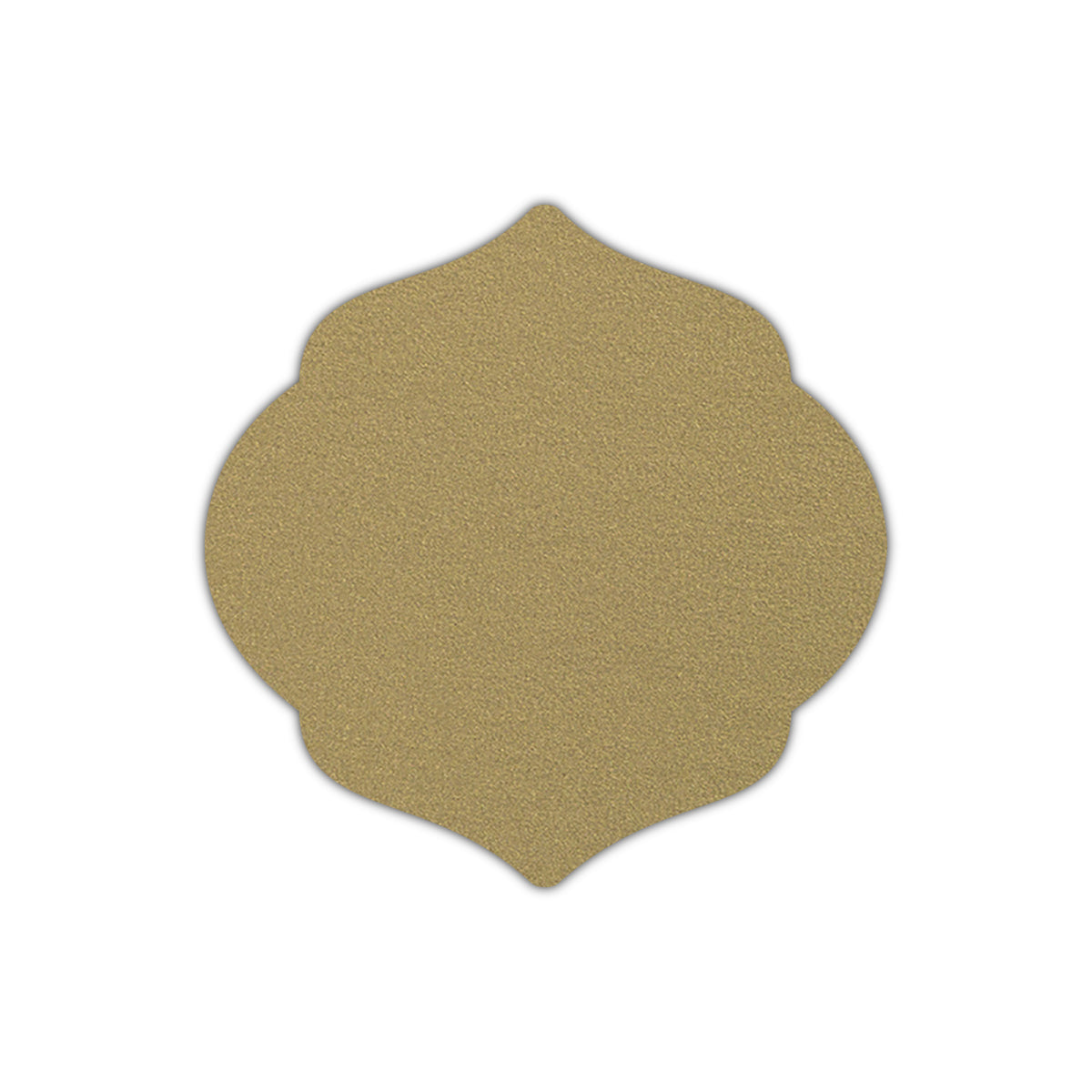 CMYK Print on Shimmer Gold Leaf Cardstock | Shape S7 | 6.75" x 6.75"