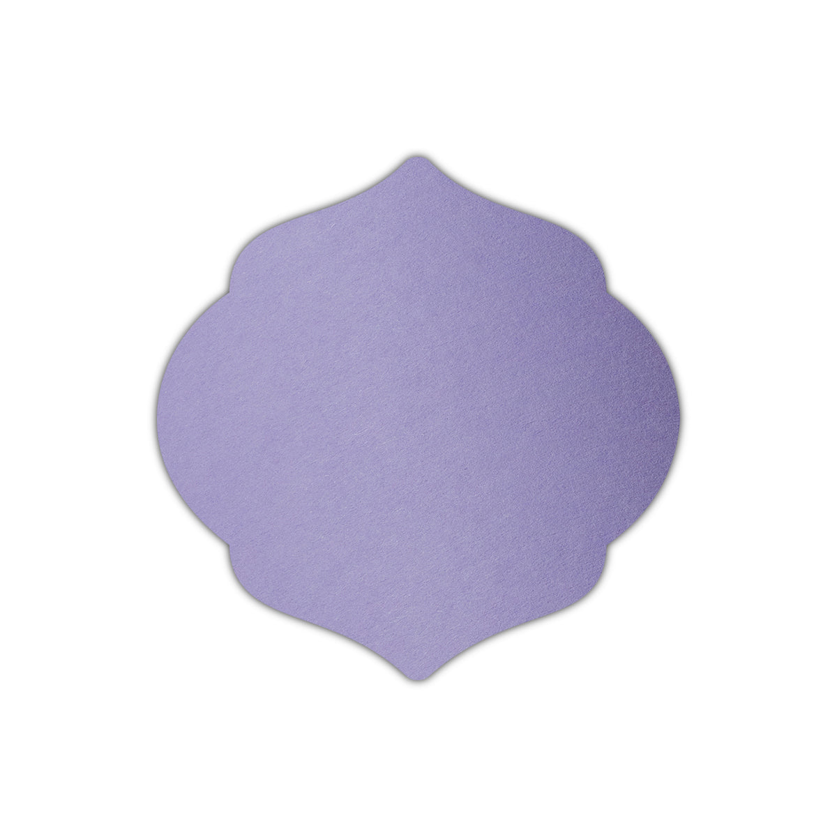 CMYK Print on Lavender Cardstock | Shape S7 | 4.5" x 4.5"