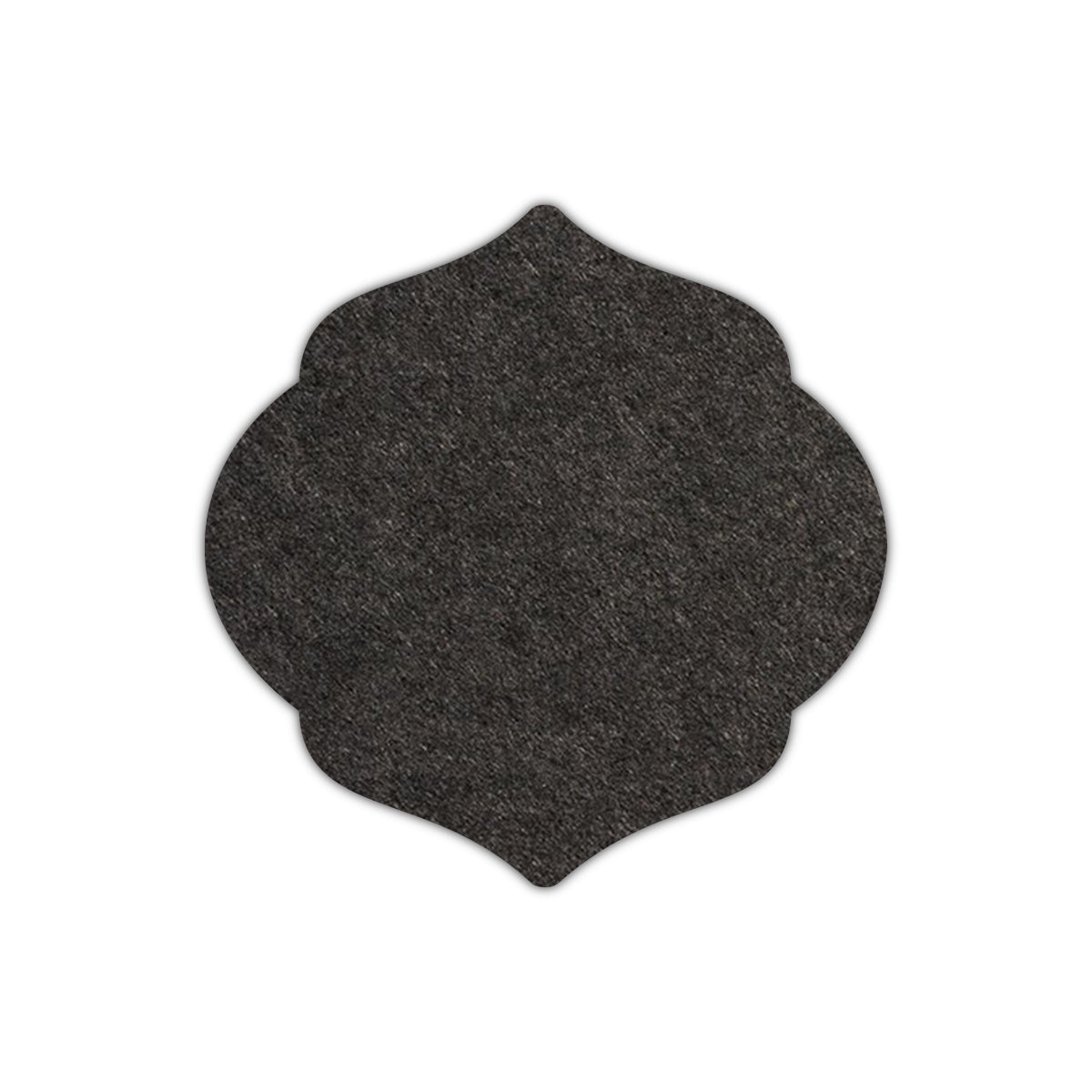 CMYK Print on Licorice Black Cardstock | Shape S7 | 2" x 2"