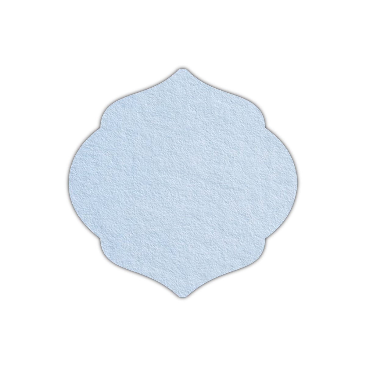 CMYK Print on Light Sky Blue Cardstock | Shape S7 | 7" x 7"