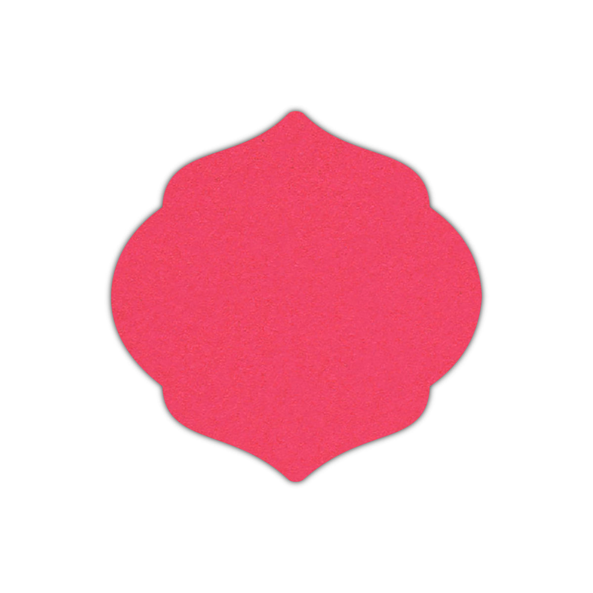 CMYK Print on Lipstick Cardstock | Shape S7 | 2" x 2"