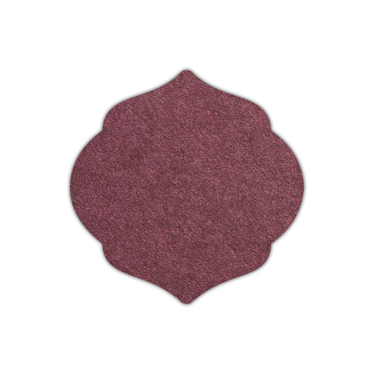 CMYK Print on Merlot Cardstock | Shape S7 | 6" x 6"