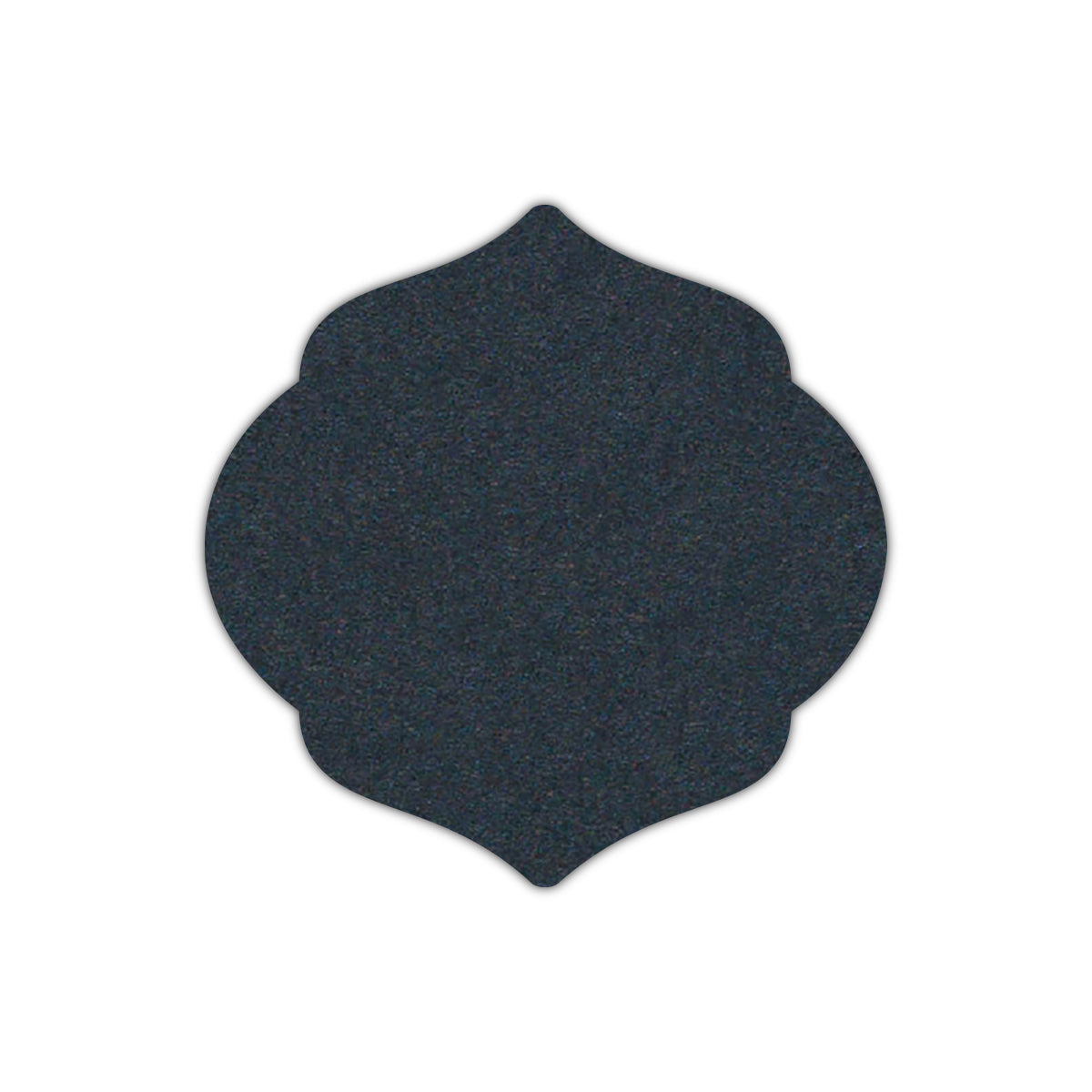 CMYK Print on Navy Blue Cardstock | Shape S7 | 2.5" x 2.5"