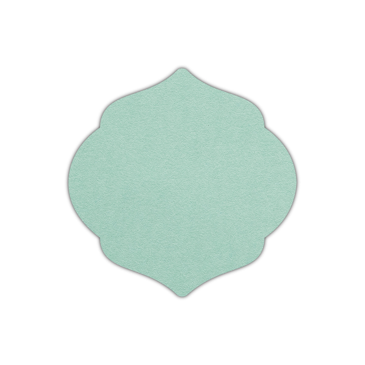 CMYK Print on Park Green Cardstock | Shape S7 | 6.25" x 6.25"