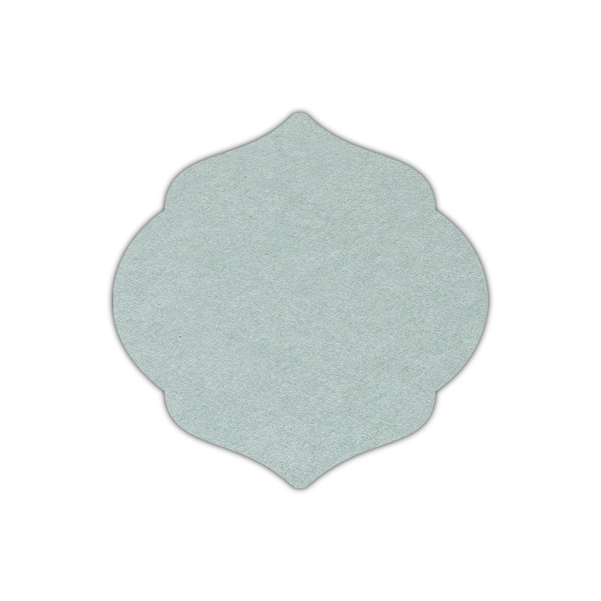 CMYK Print on Powder Green Cardstock | Shape S7 | 5" x 5"