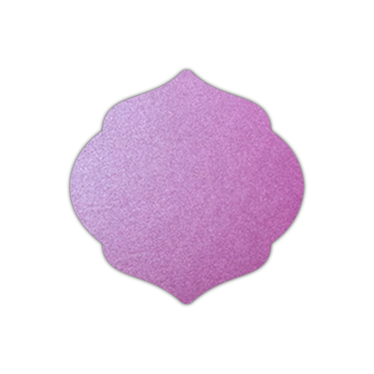 CMYK Print on Shimmer Punch Cardstock | Shape S7 | 2" x 2"