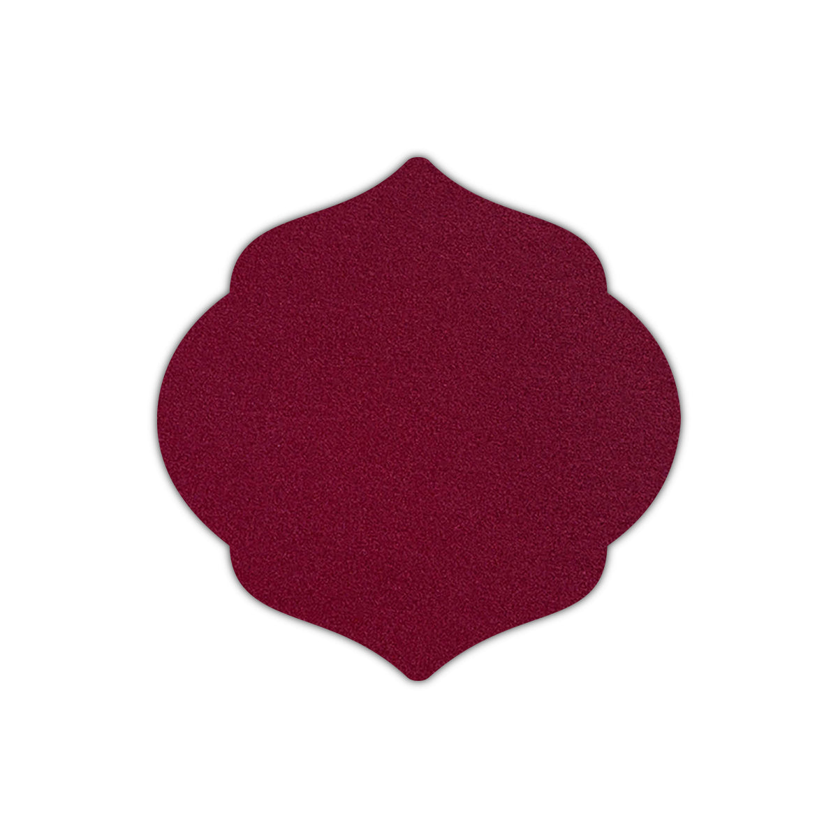 CMYK Print on Shimmer Red Lacquer Cardstock | Shape S7 | 4.25" x 4.25"