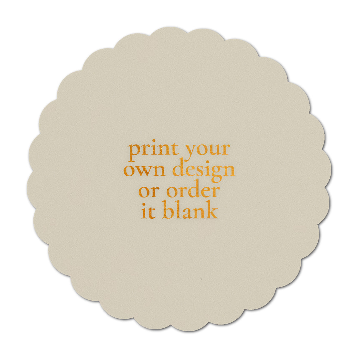 Custom Wedding Prints on Diecut Shaped Cardstock | Shape S80
