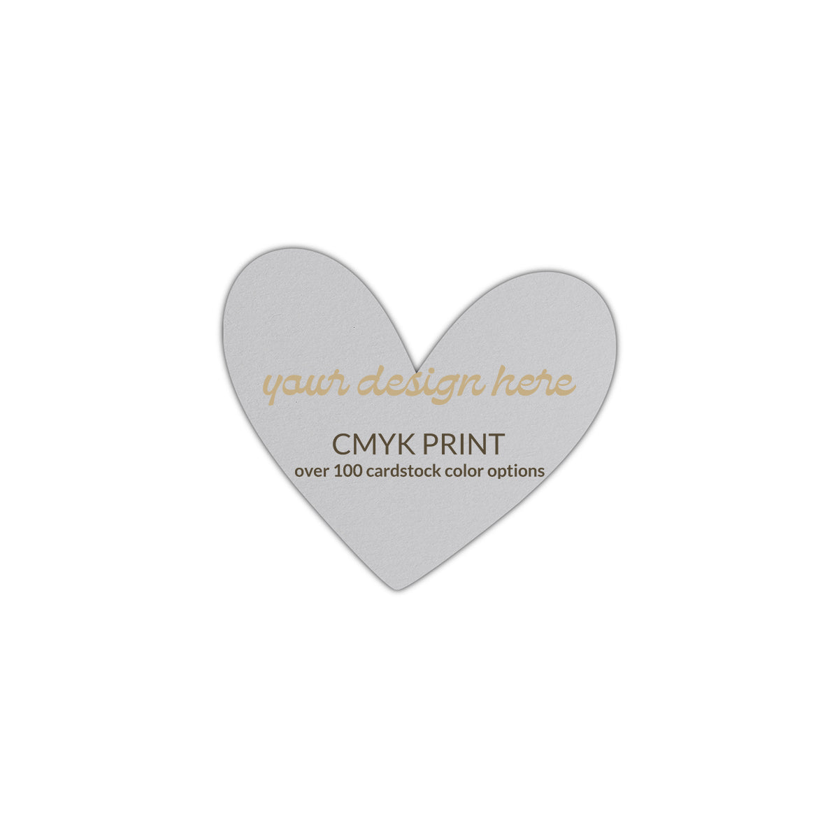 Shape S90 Diecut Card | CMYK Print | 3.25" x 3.25"