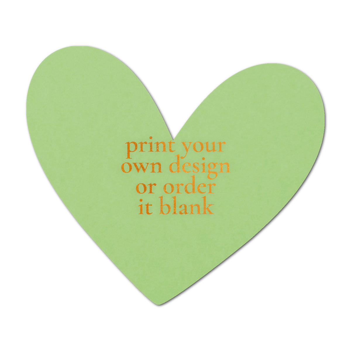 Custom Wedding Prints on Diecut Shaped Cardstock | Shape S90