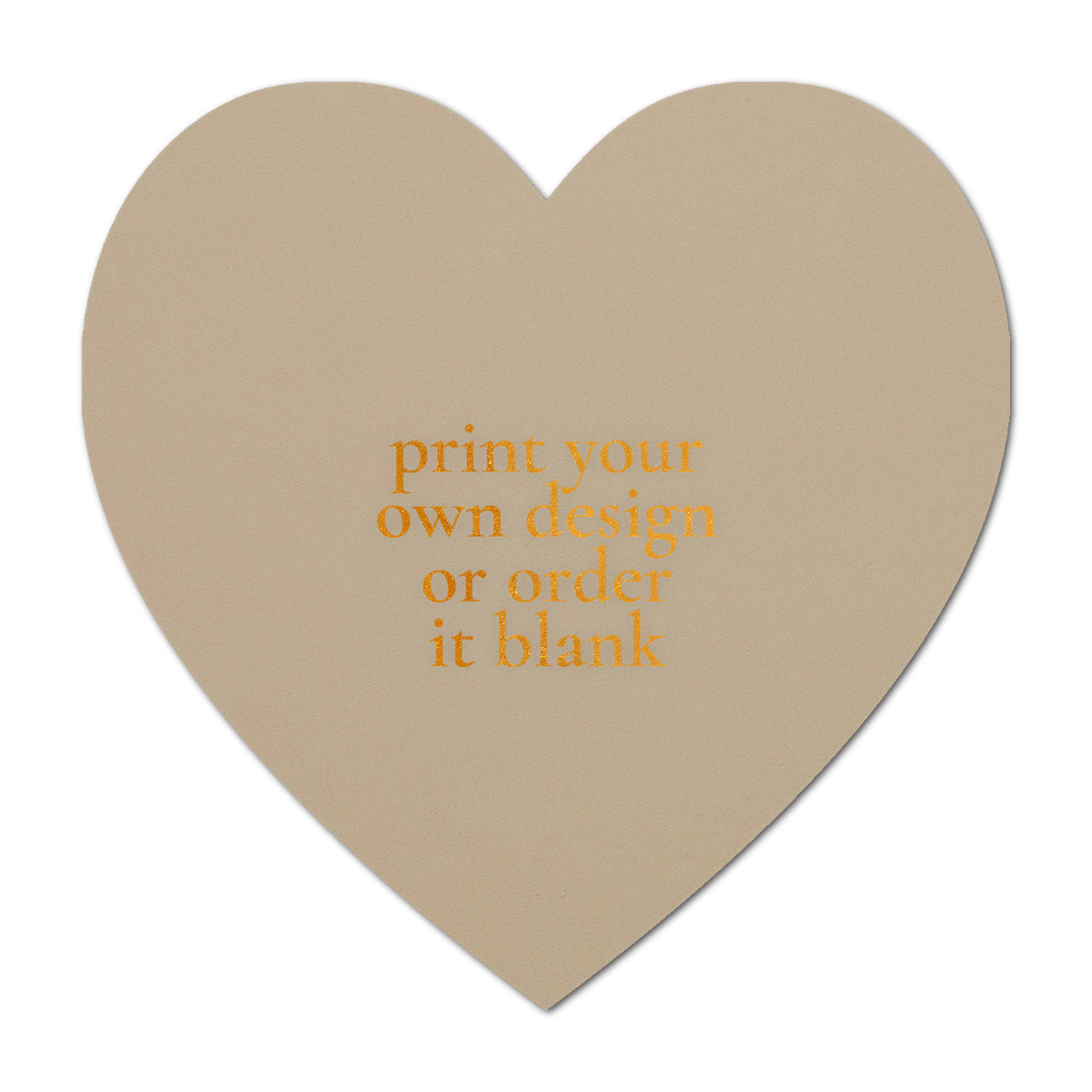 Custom Wedding Prints on Diecut Shaped Cardstock | Shape S92