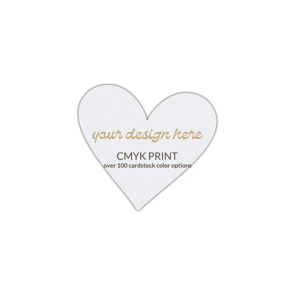 Shape S93 Diecut Card | CMYK Print | 6.5" x 6.5"