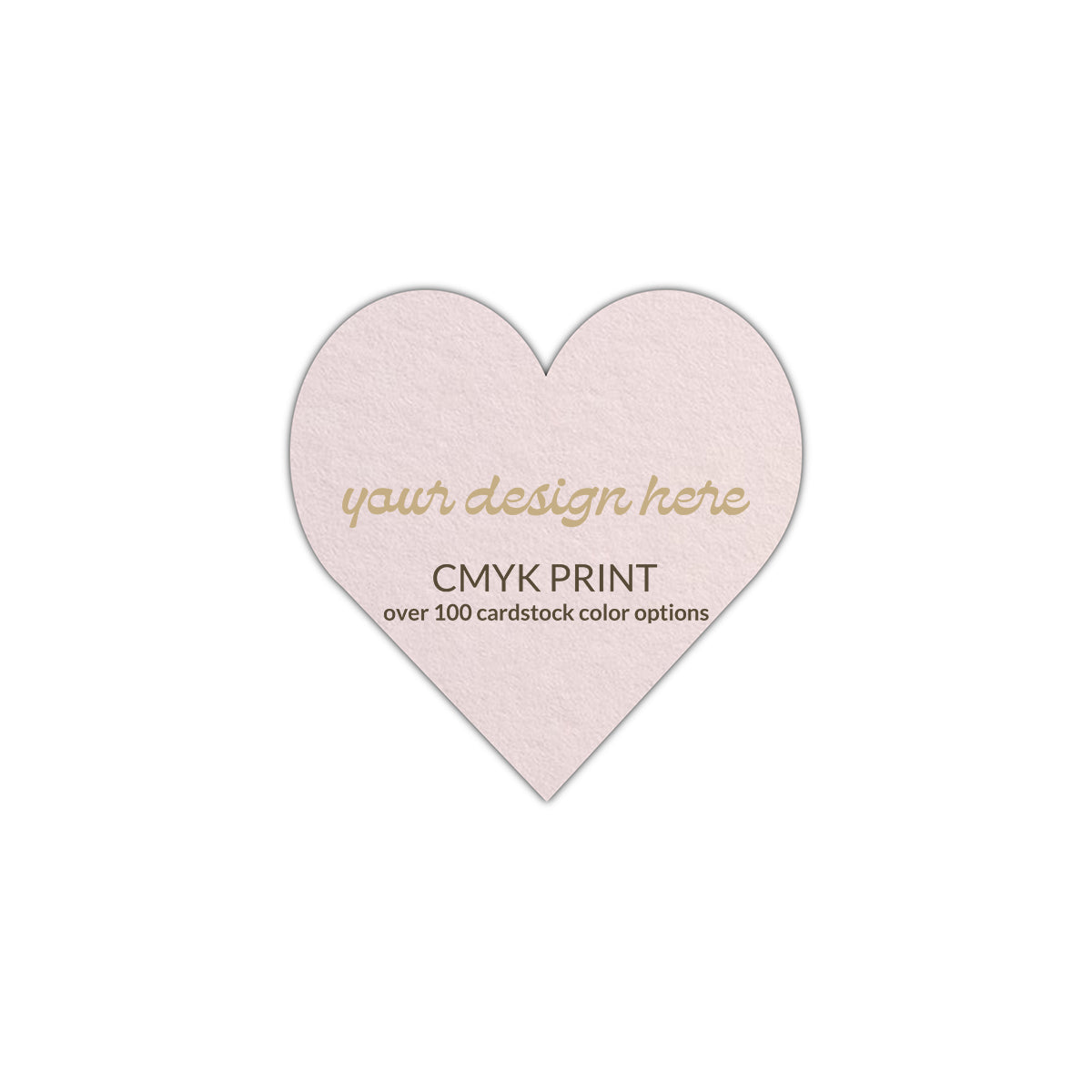 Shape S95 Diecut Card | CMYK Print | 6" x 6"