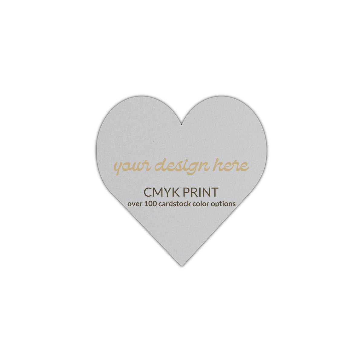 Shape S95 Diecut Card | CMYK Print | 7" x 7"