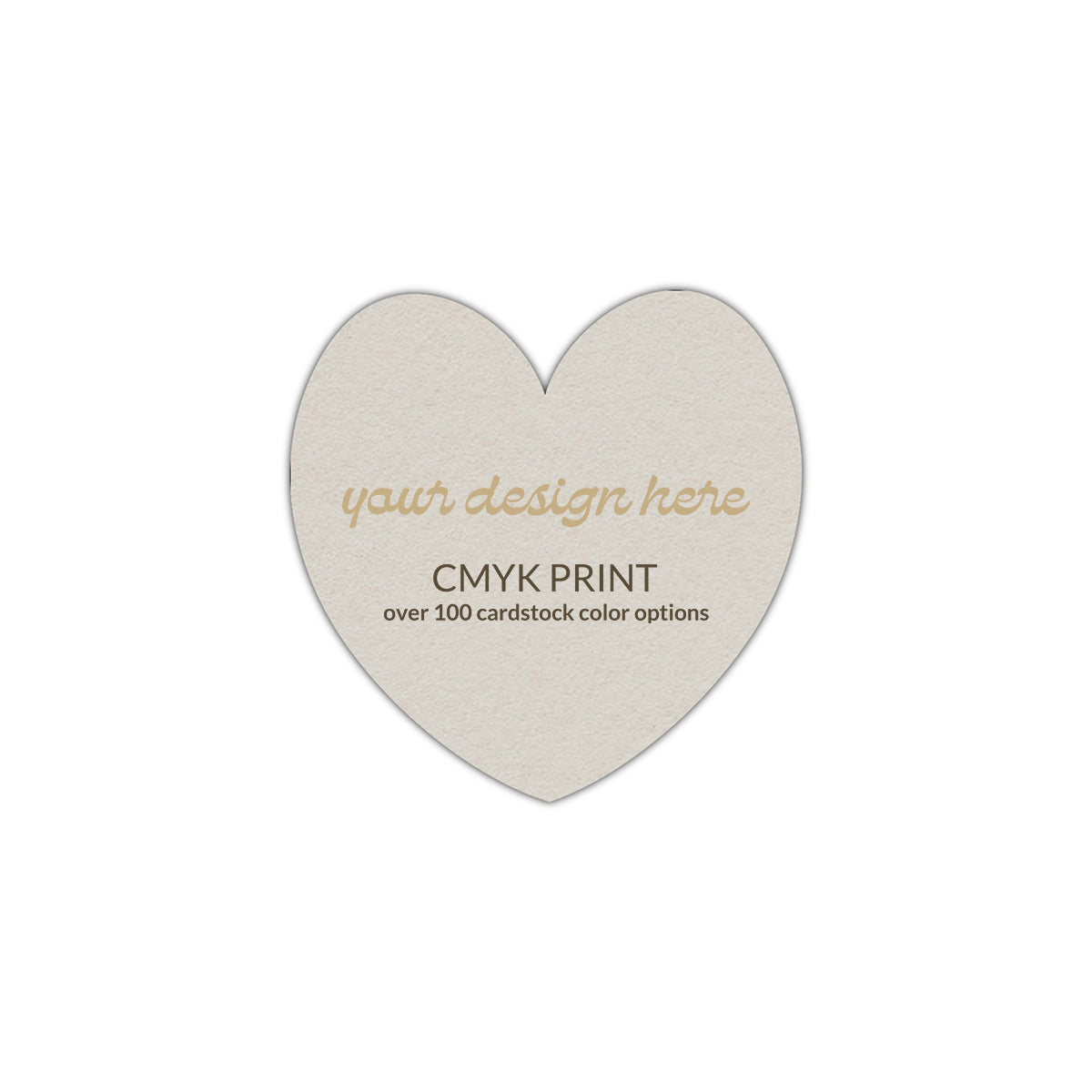 Shape S96 Diecut Card | CMYK Print | 3.75" x 3.75"