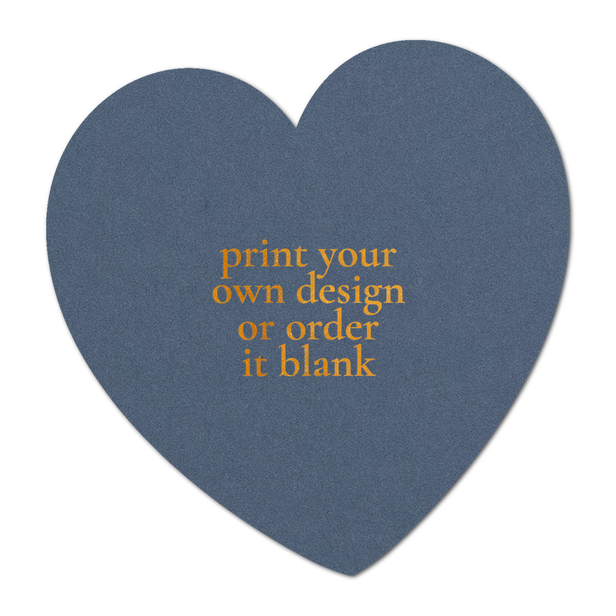 Custom Wedding Prints on Diecut Shaped Cardstock | Shape S97