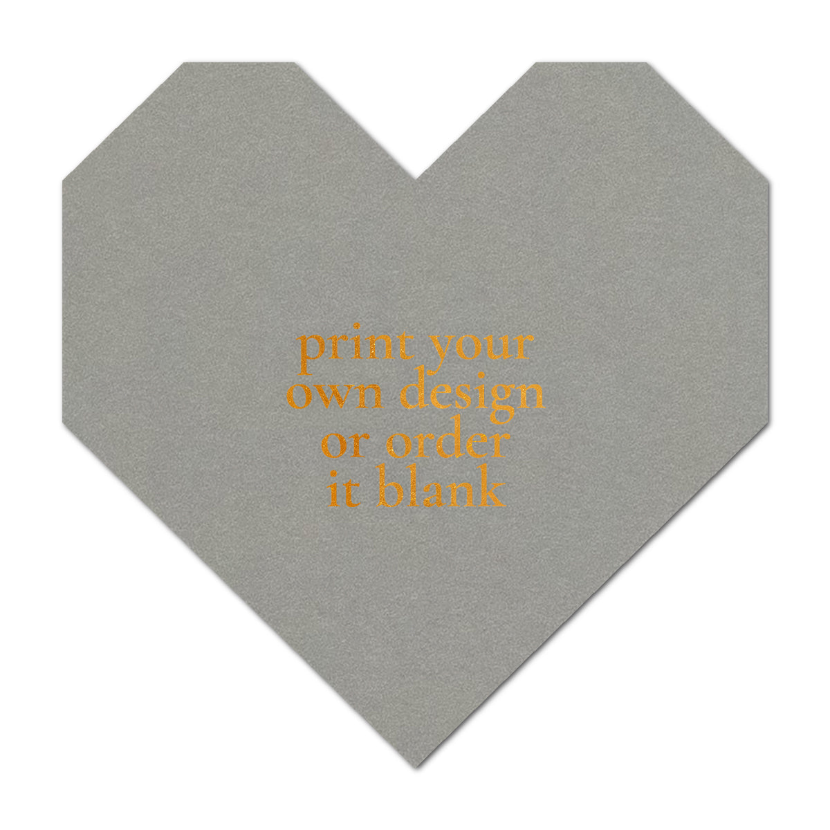 Custom Wedding Prints on Diecut Shaped Cardstock | Shape S98