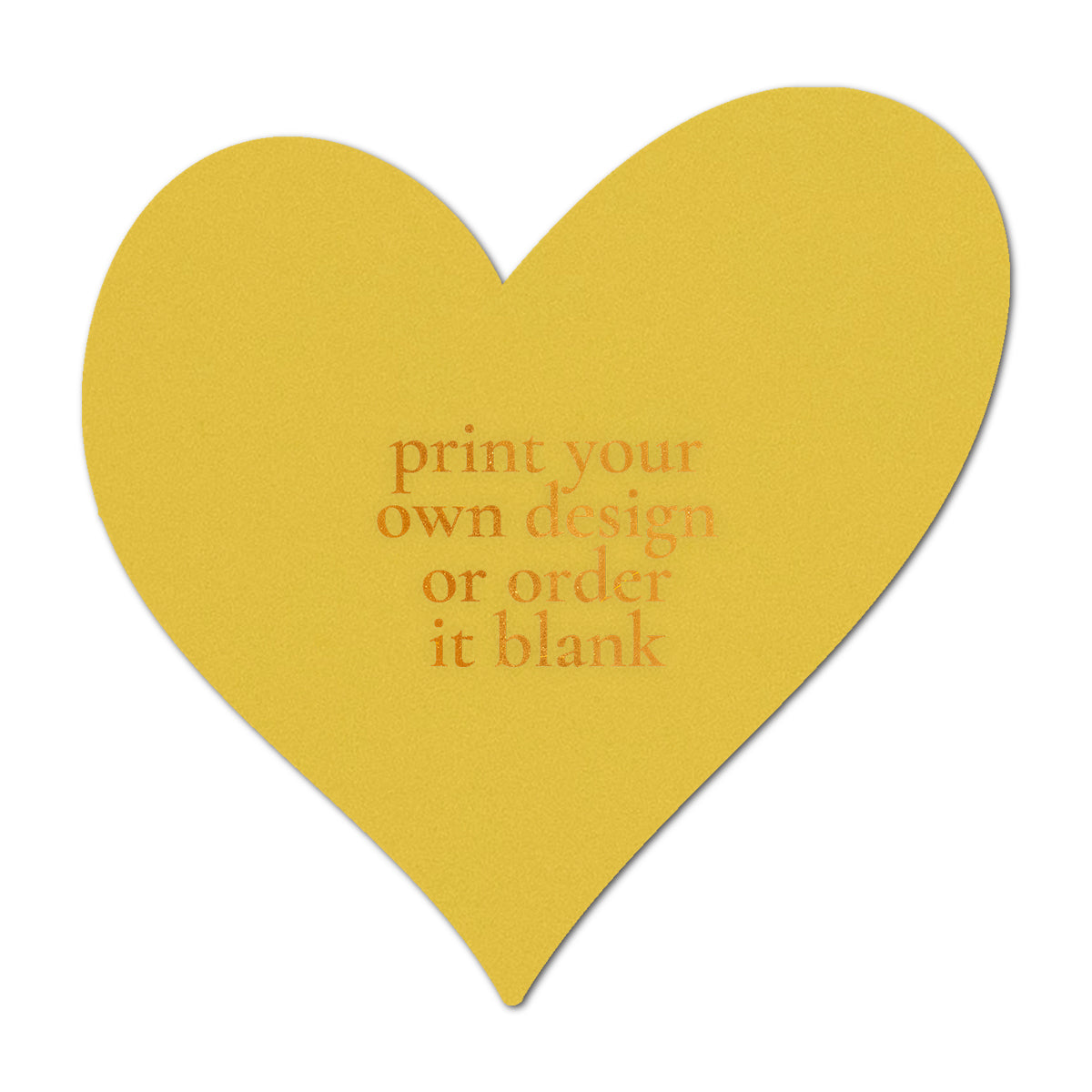Custom Wedding Prints on Diecut Shaped Cardstock | Shape S99