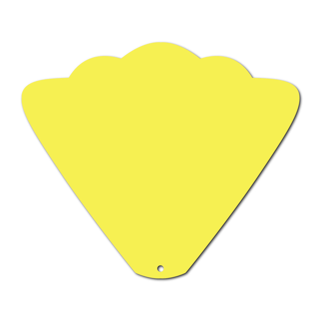 Wedding Program Fan | SVG Template - Shape 22