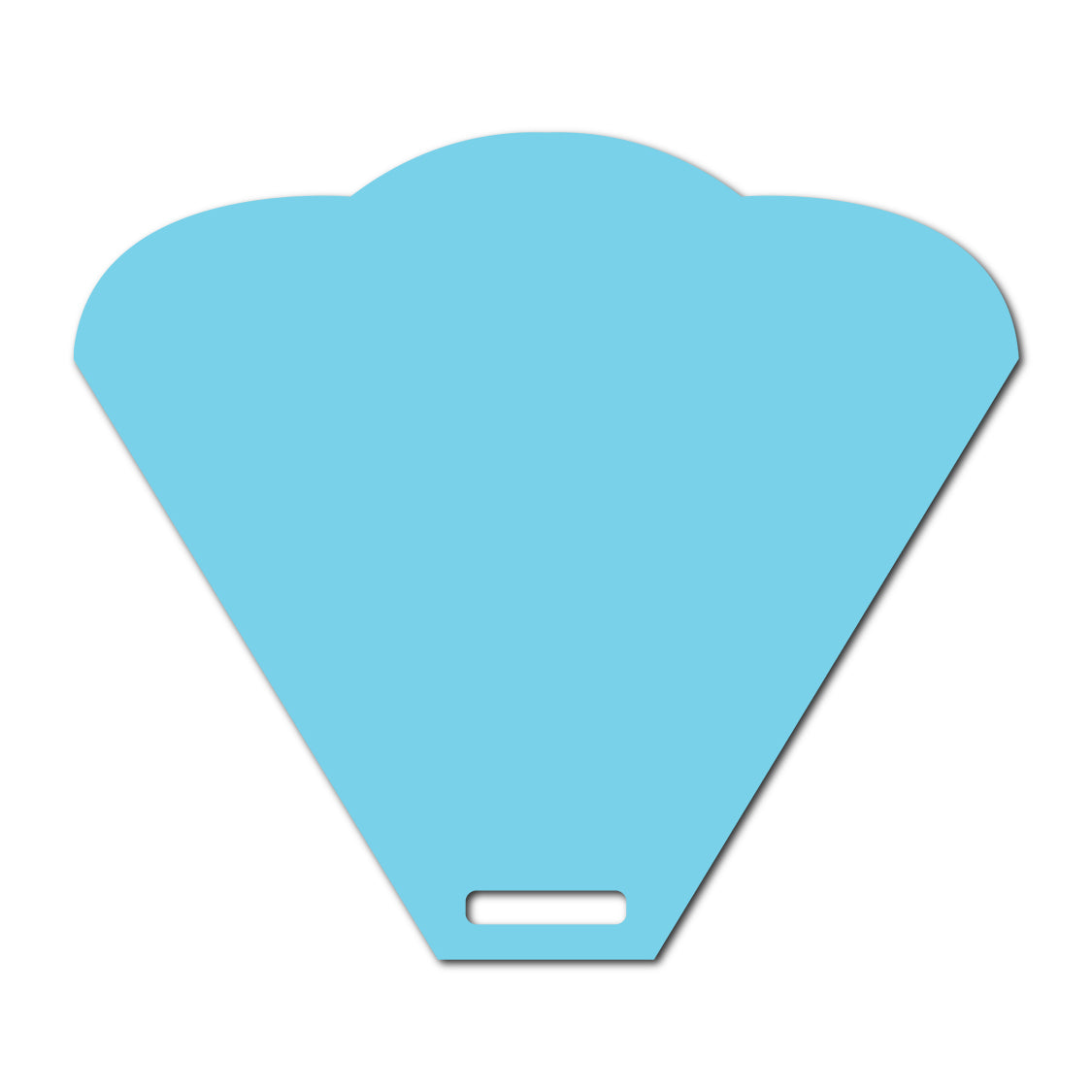 Wedding Program Fan | SVG Template - Shape 23