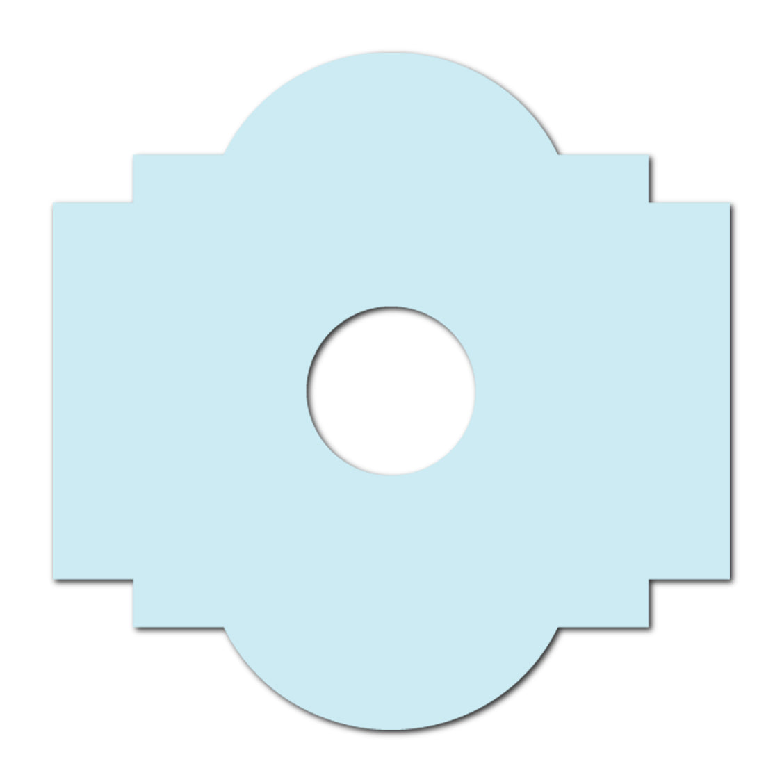 Wine Glass Charm Place Card | SVG Template - Shape 11