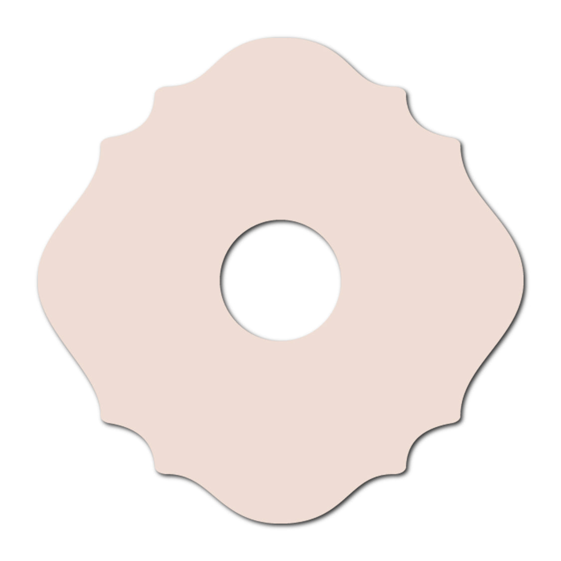 Wine Glass Charm Place Card | SVG Template - Shape 18