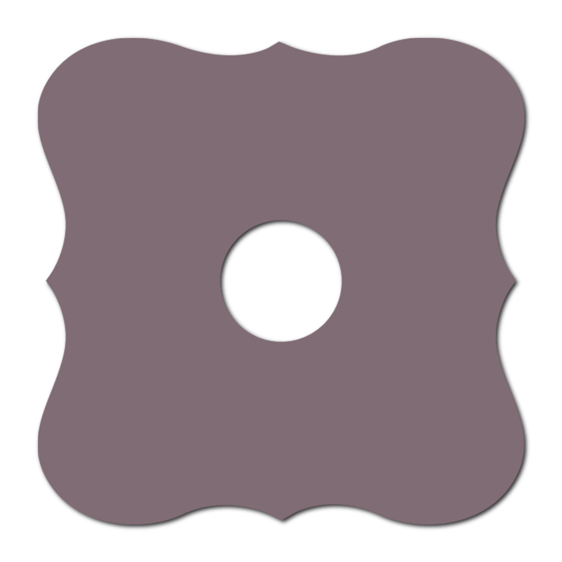 Wine Glass Charm Place Card | SVG Template - Shape 6