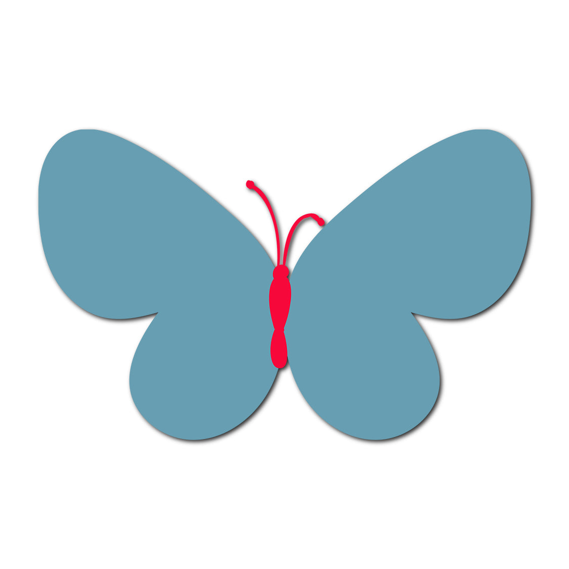 Butterfly SVG PNG Template - Shape 17