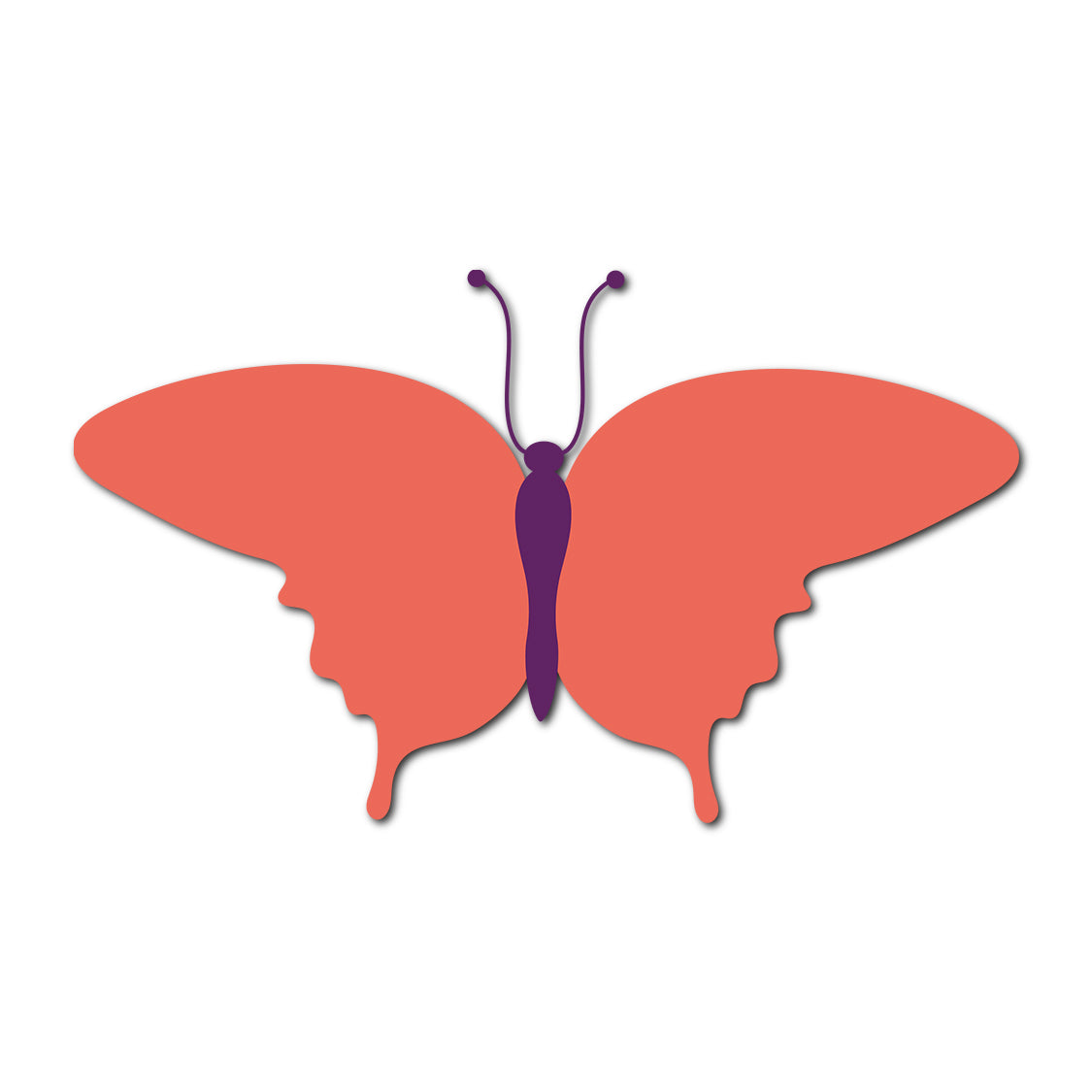 Butterfly SVG PNG Template - Shape 29
